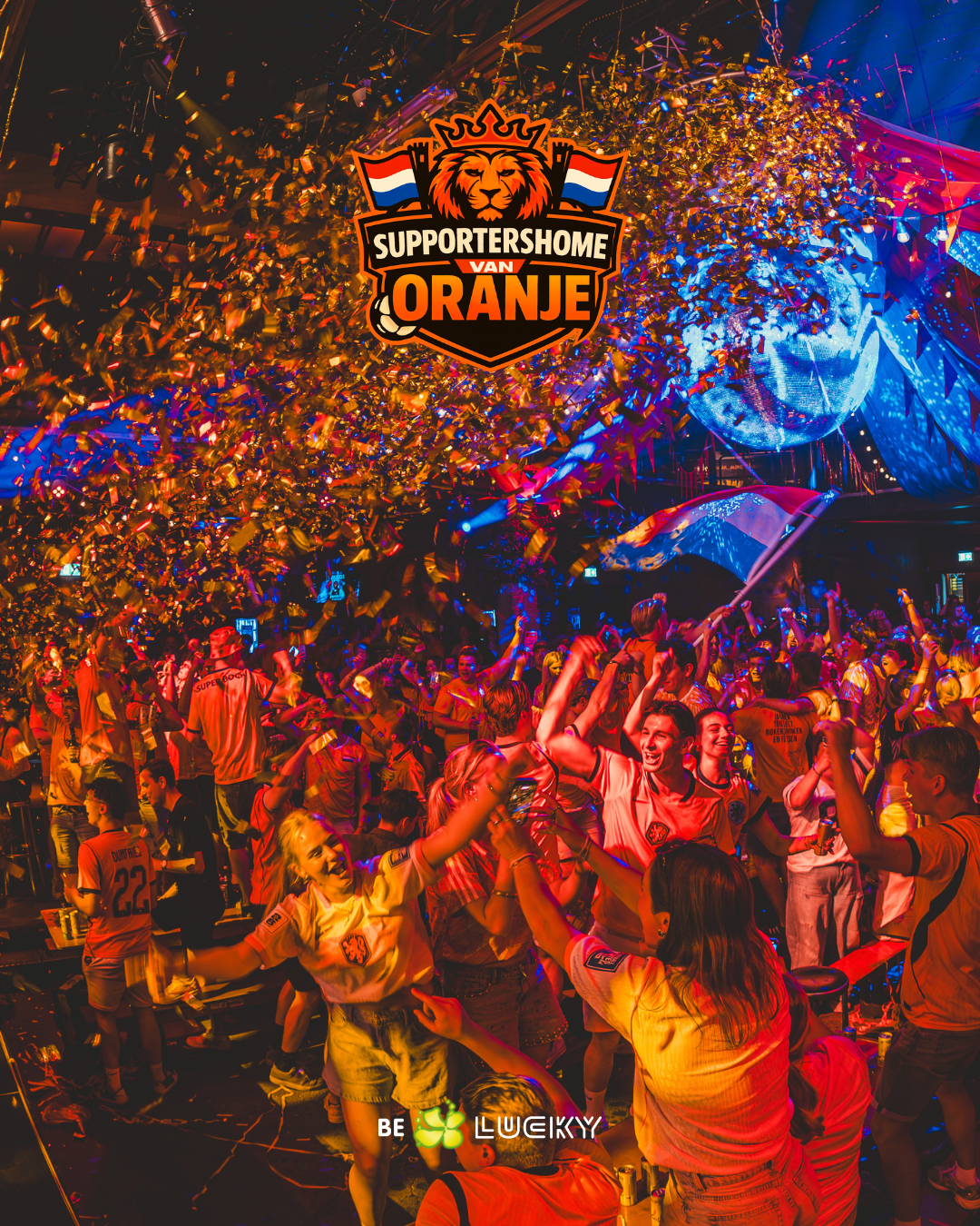 Sfeerfoto Supportershome van Oranje