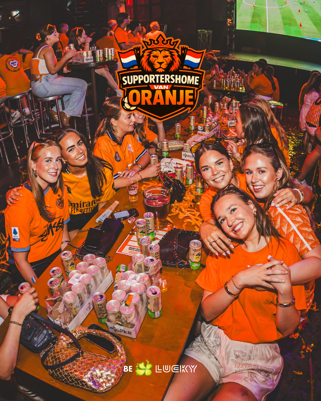 Sfeerfoto Supportershome van Oranje