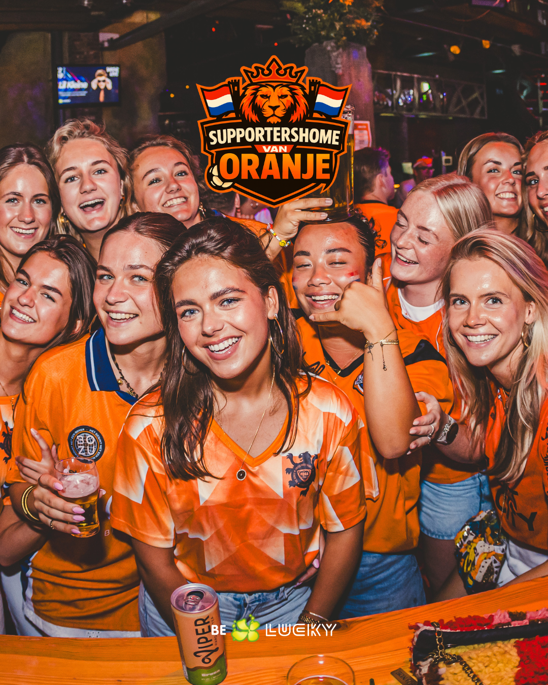 Sfeerfoto Supportershome van Oranje