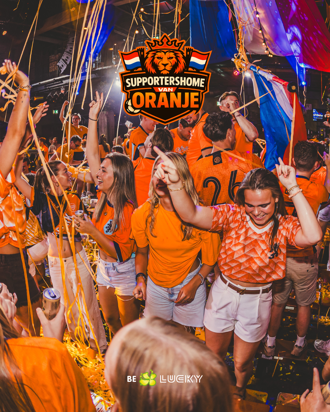 Sfeerfoto Supportershome van Oranje