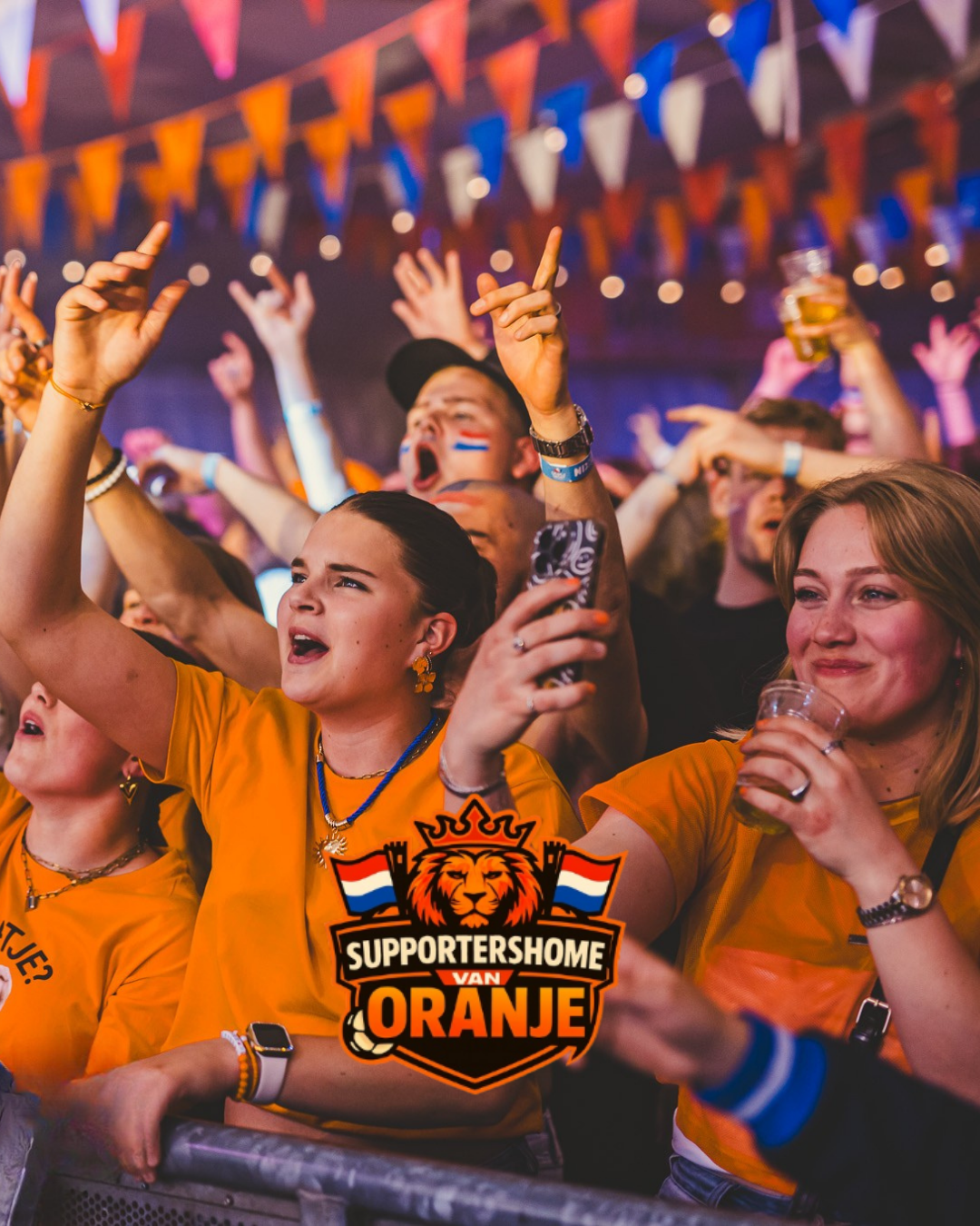 Sfeerfoto Supportershome van Oranje